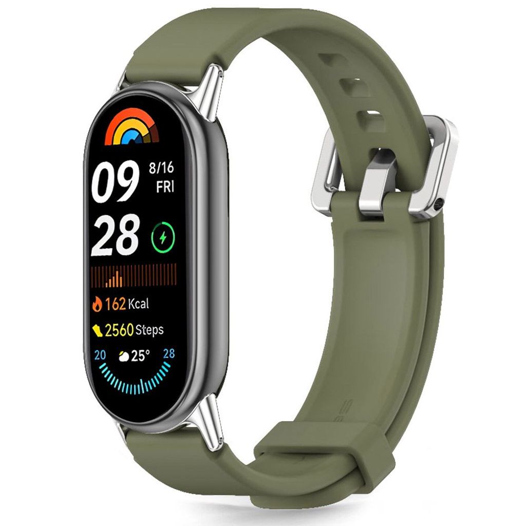 Tech-Protect IconBand Classic klockarmband Xiaomi Smart Band 8/9/10/NFC - grön