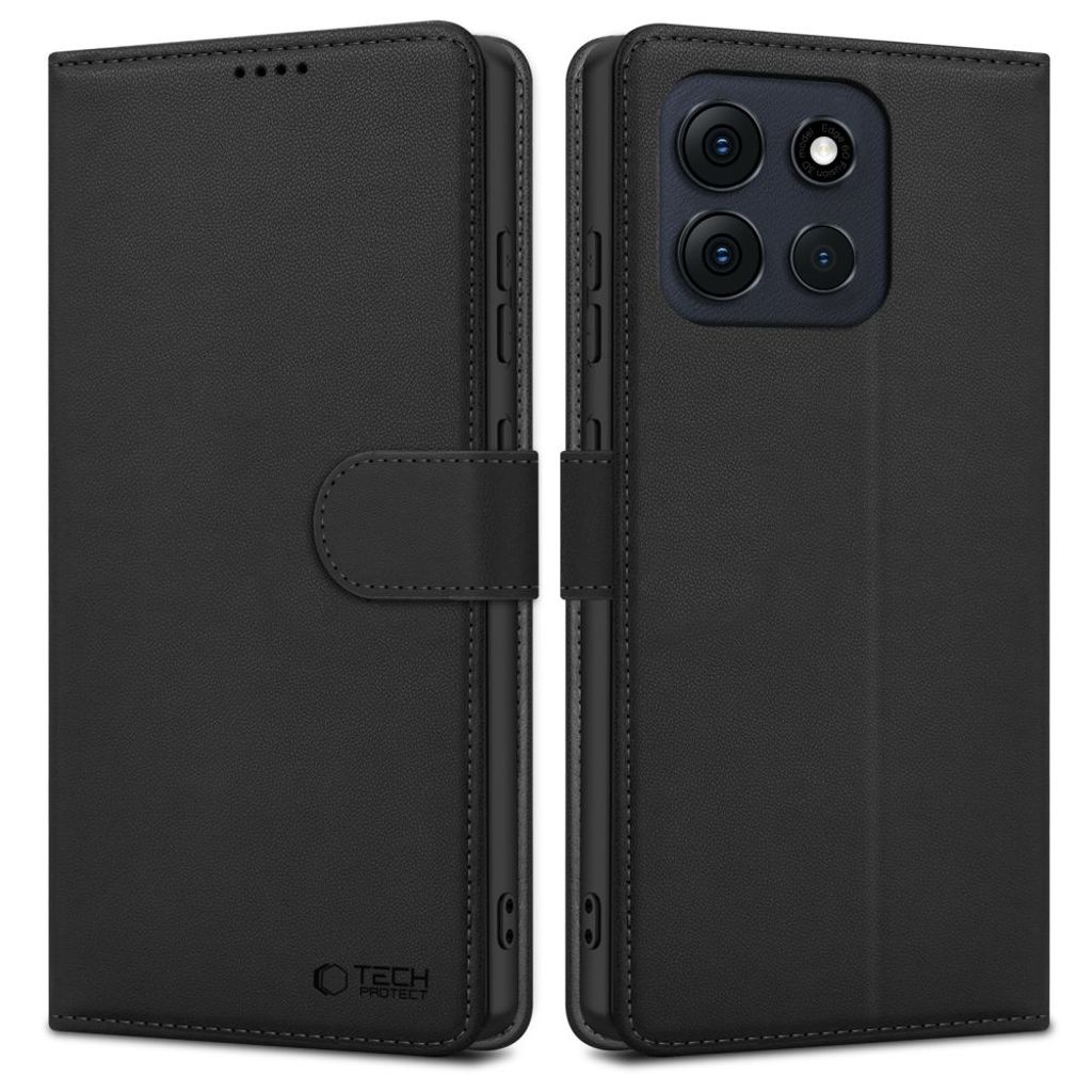 Tech-Protect plånboksfodral till Motorola Moto G86 5G – svart