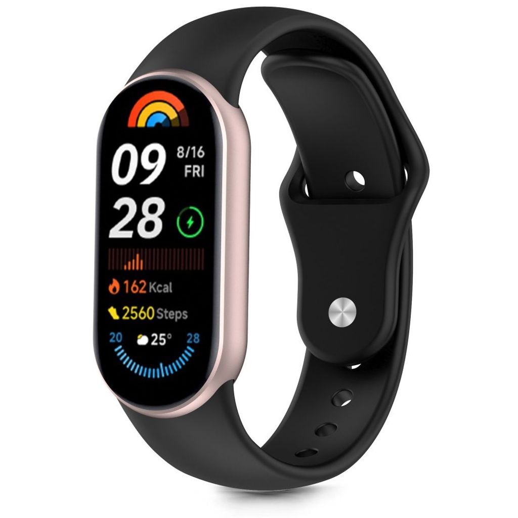 Tech-Protect IconBand Pure klockarmband för Xiaomi Smart Band 8/9/10/NFC - svart