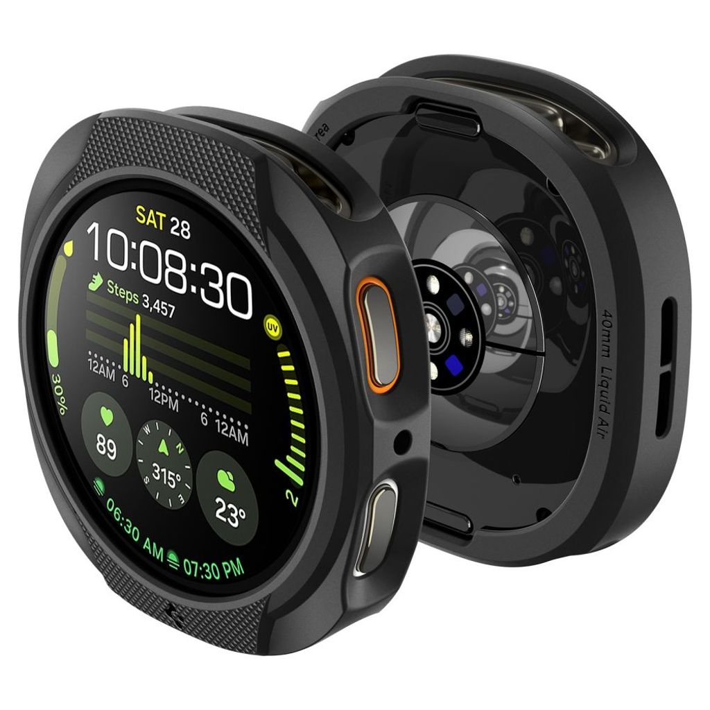 Spigen Liquid Air skal till Samsung Galaxy Watch 8 44mm – Matte svart