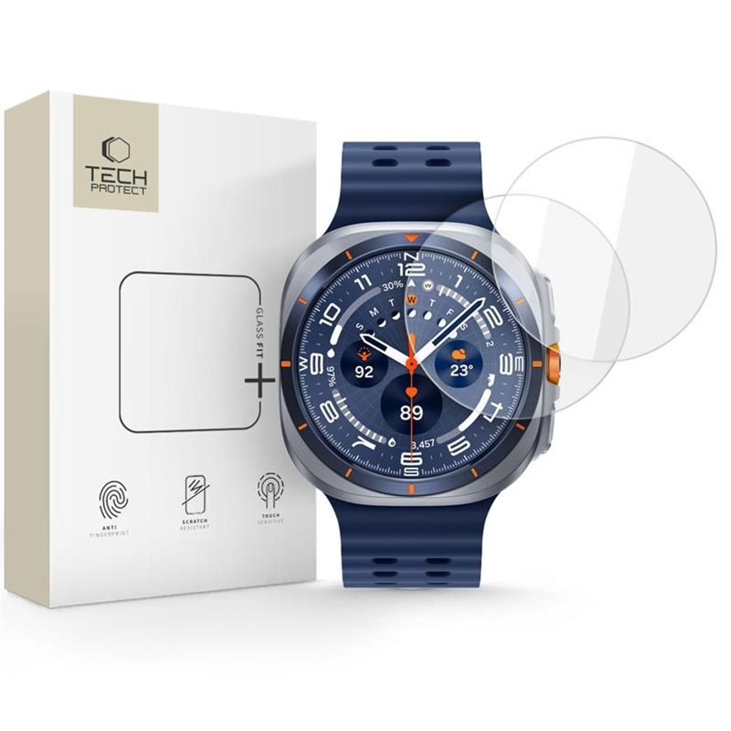 Tech-Protect Glass Fit+ Screen Protector Galaxy Watch Ultra 47 mm, 2-pack