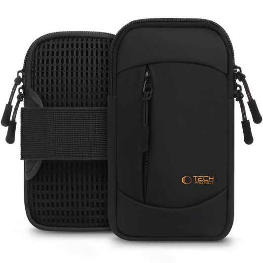 Tech-Protect M6 Universal Sport Armband – Black and Orange