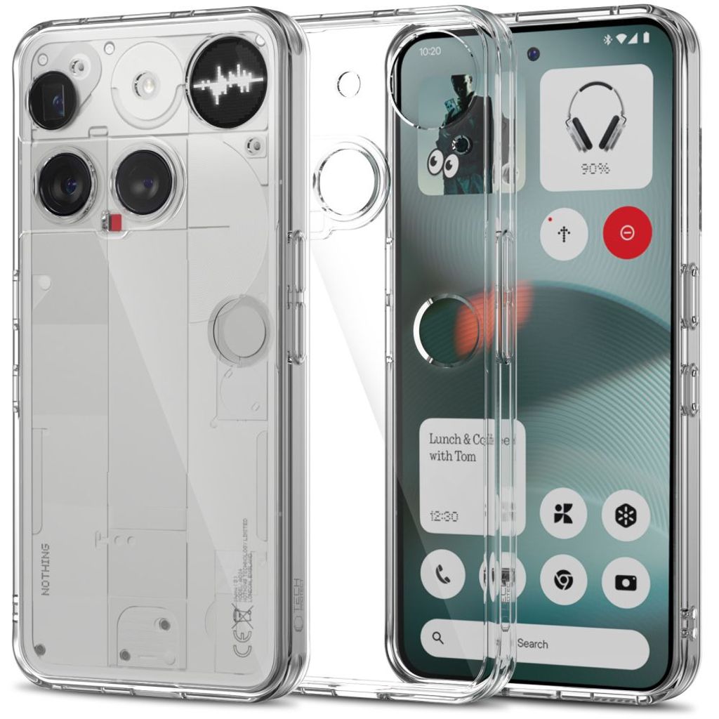 Tech-Protect FlexAir Hybrid skal till Nothing Phone 3 – Transparent