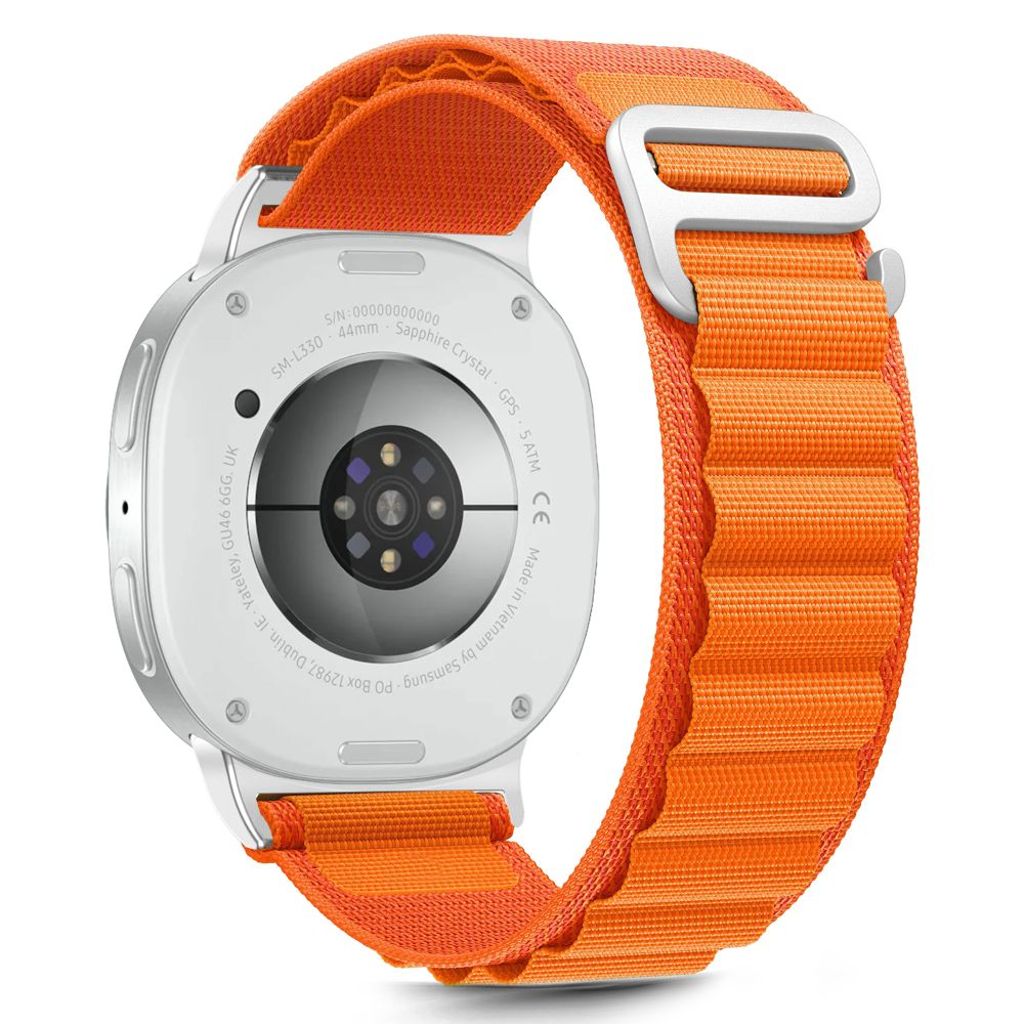 Tech-Protect Nylon Stripe klockarmband Samsung Galaxy Watch 40/44/46 mm - orange
