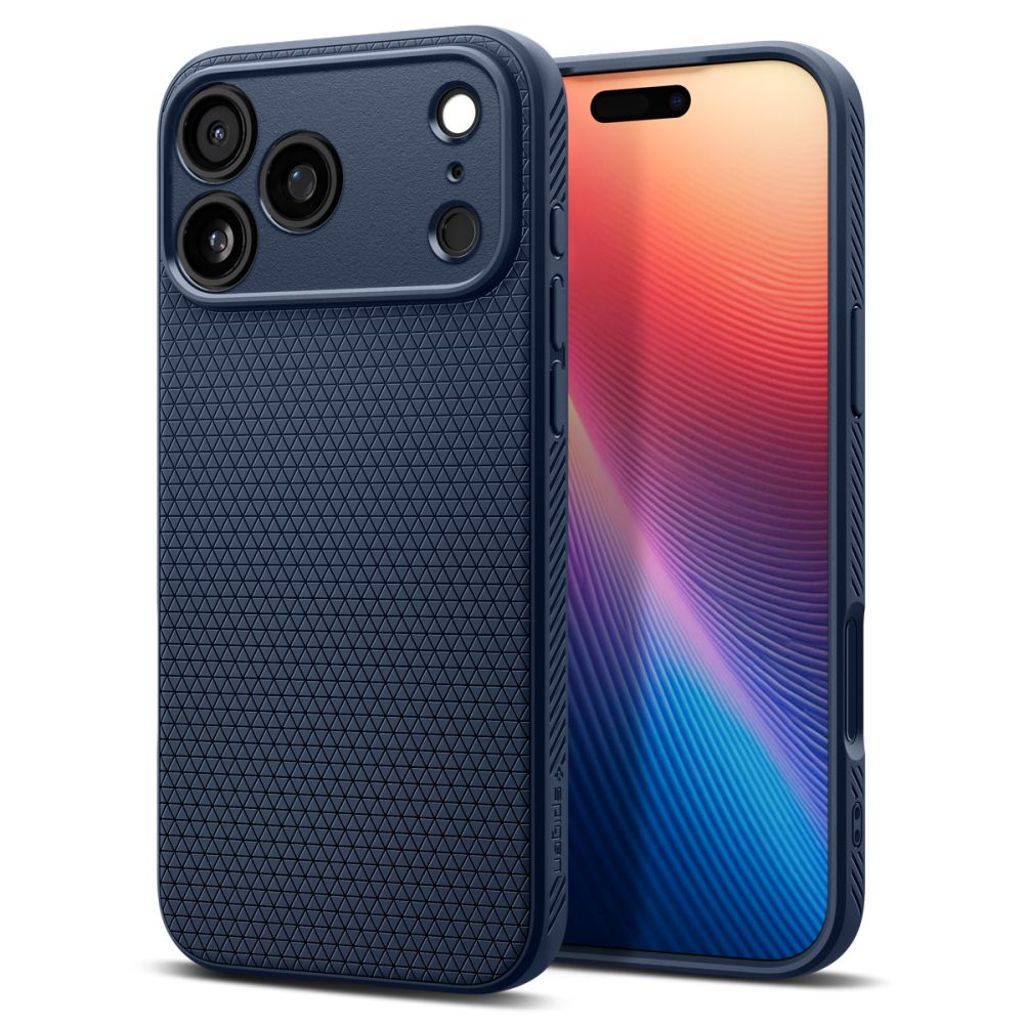 Spigen Liquid Air skal till iPhone 17 Pro Max – blå