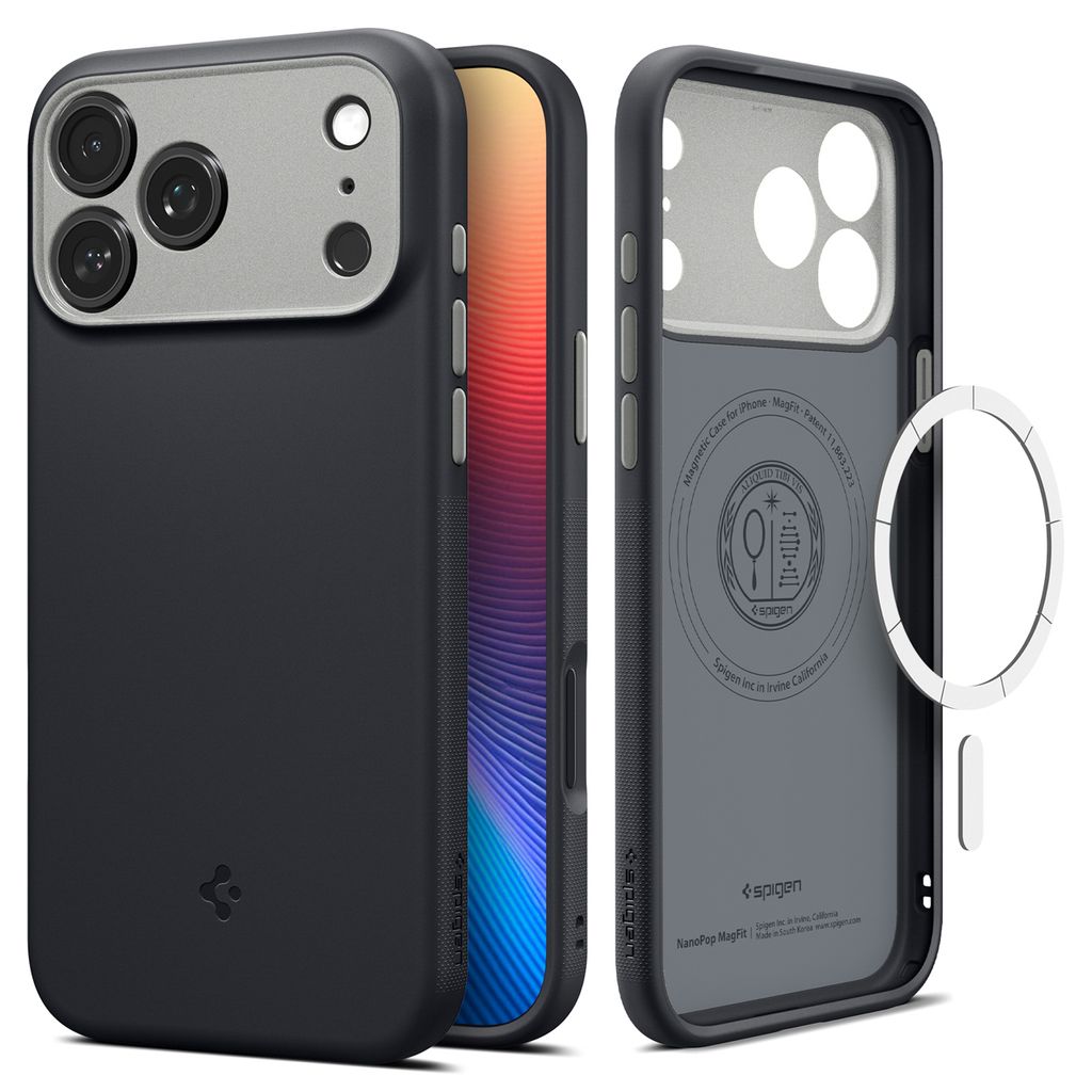 Spigen Nano Pop MagSafe skal till iPhone 17 Pro Max – svart