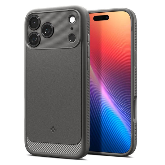 Spigen Rugged Armor MagSafe skal för iPhone 17 Pro Max - grå