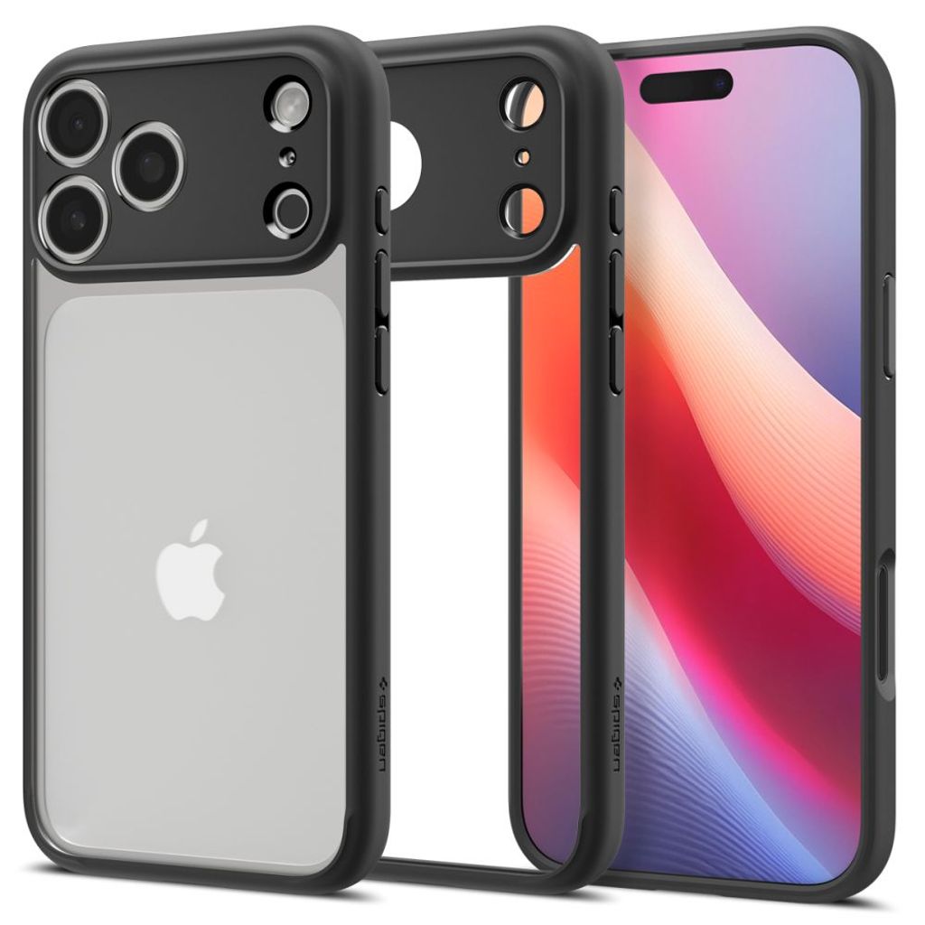 Spigen Ultra Hybrid skal till iPhone 17 Pro Max – Matte svart