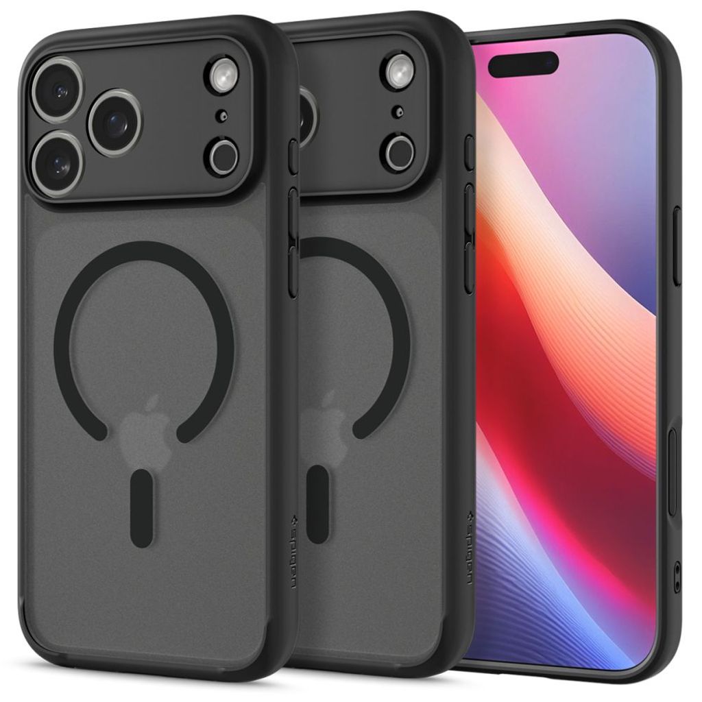 Spigen Ultra Hybrid MagSafe skal till iPhone 17 Pro Max – svart
