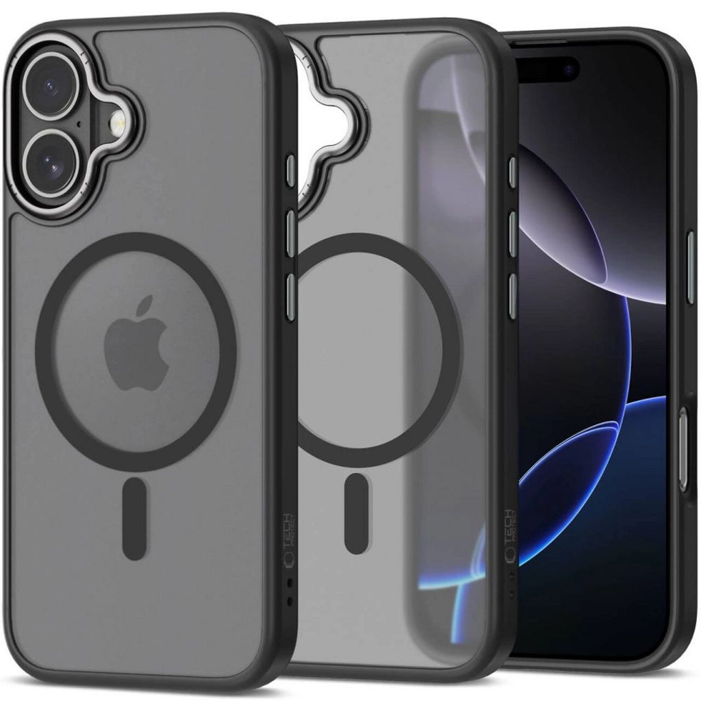 Tech-Protect MagEdge MagSafe Case  for iPhone 17 - Matte Black