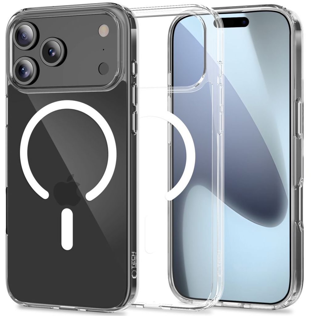 Tech-Protect FlexAir Hybrid MagSafe skal till iPhone 17 Pro Max – transparent