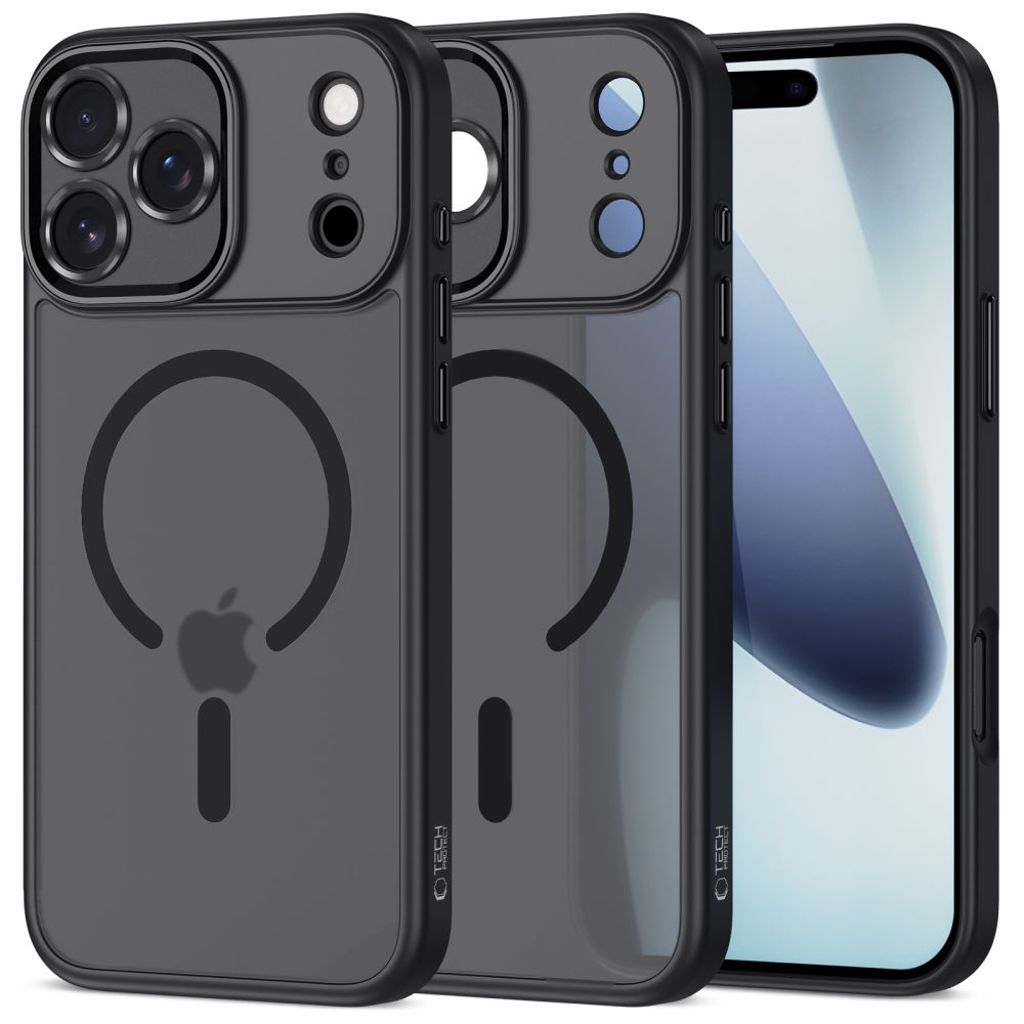 Tech-Protect MagCam MagSafe skal för iPhone 17 Pro Max - Matte svart