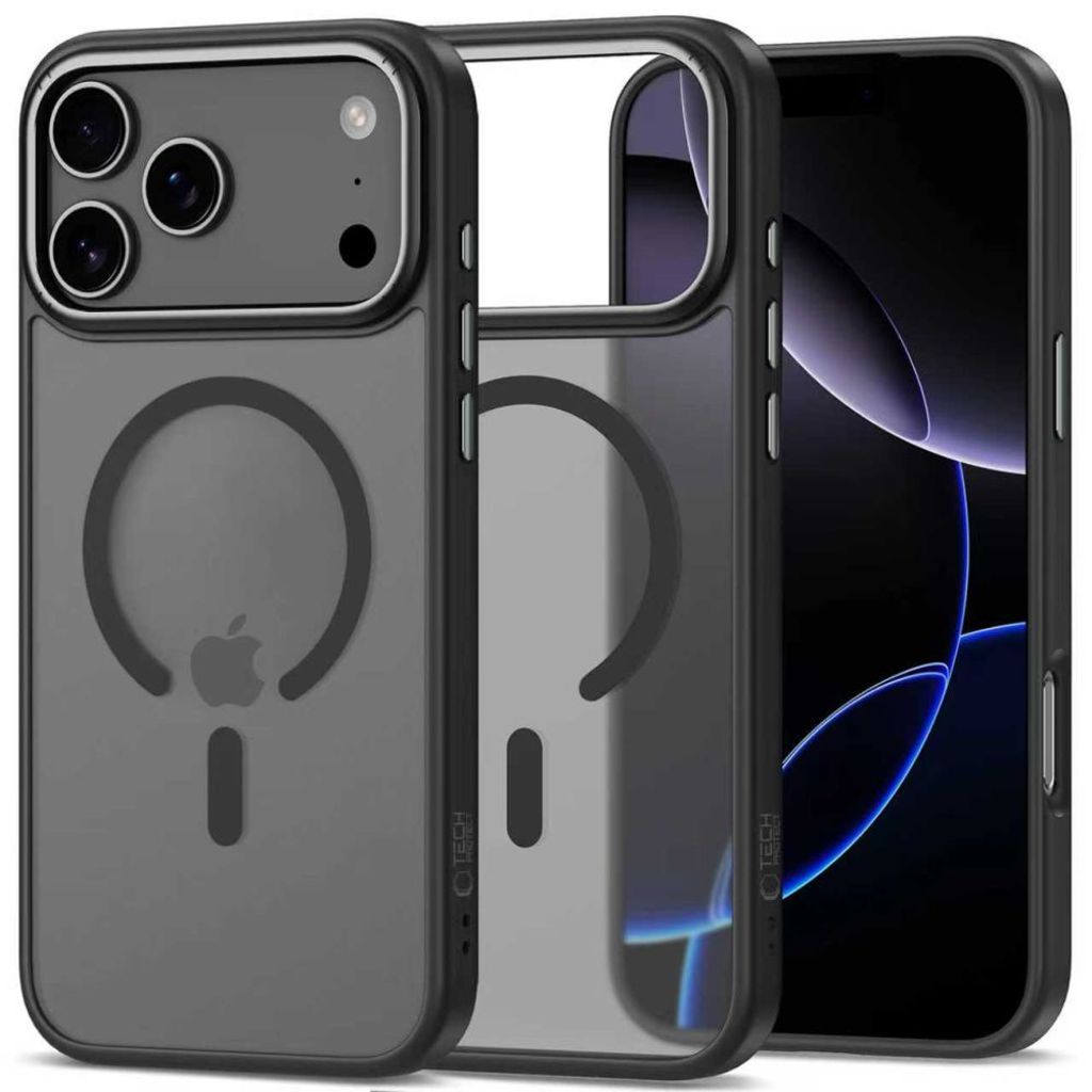 Tech-Protect MagEdge MagSafe skal till iPhone 17 Pro Max – Matte svart