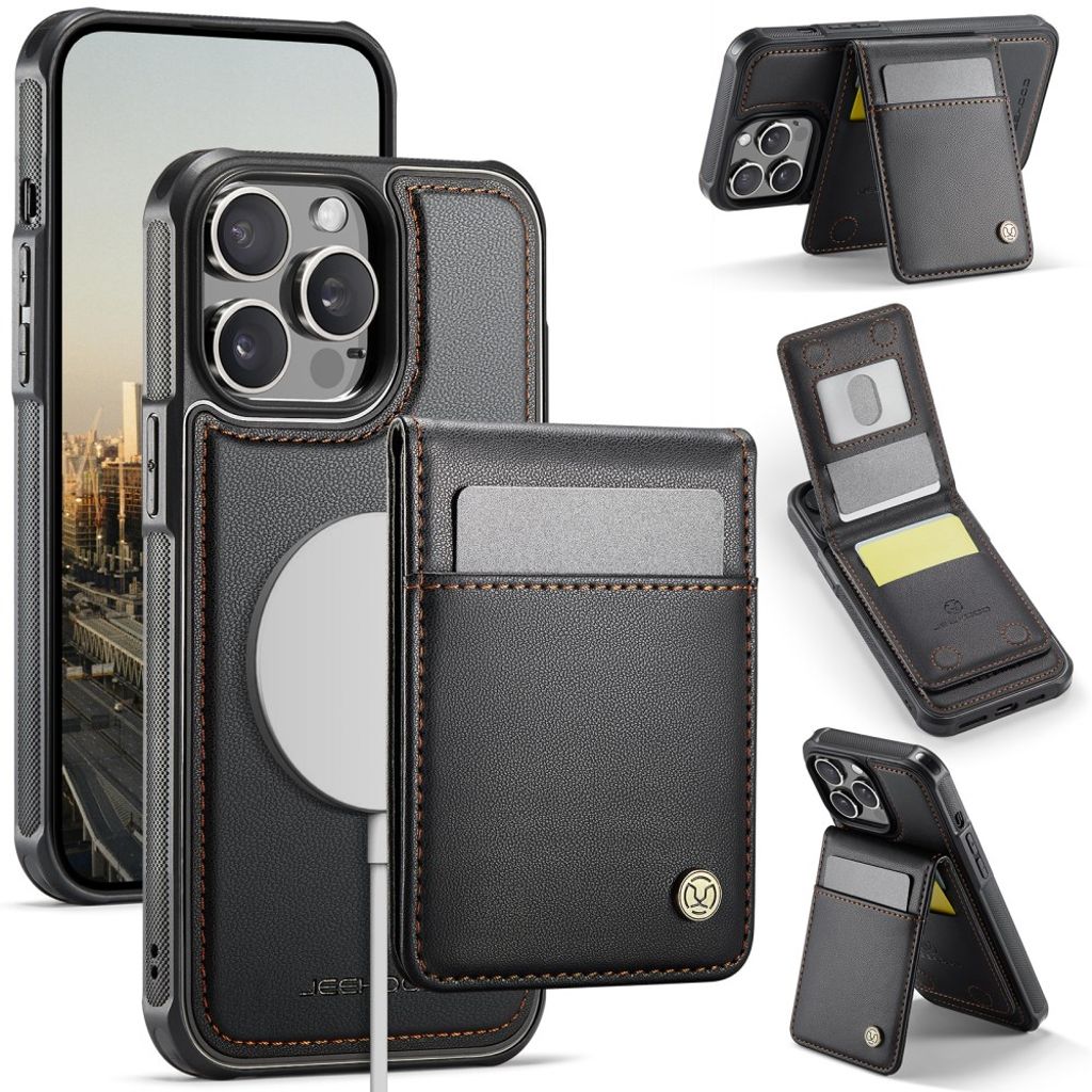 JEEHOOD iPhone 12 Pro Max skal with MagSafe – svart