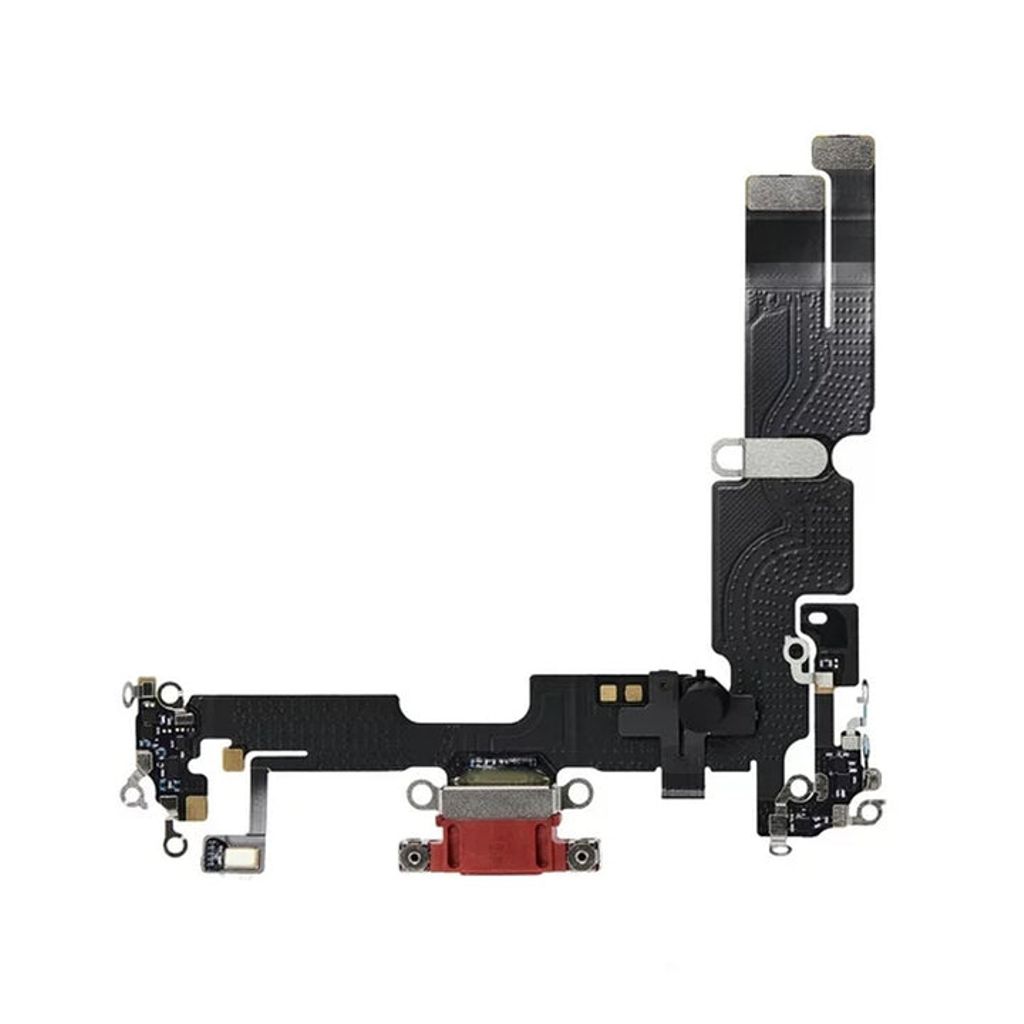 IPhone 14 Plus Original laddkontakt flexkabel – röd