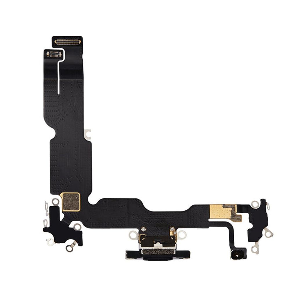 IPhone 15 Plus Original laddkontakt flexkabel – svart