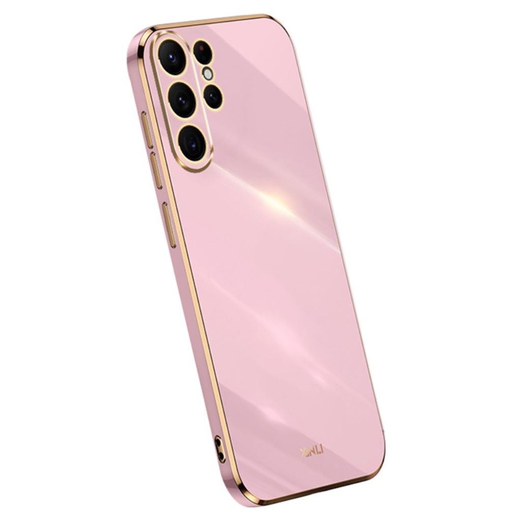 XINLI Samsung Galaxy S24 Ultra TPU-skal – rosa