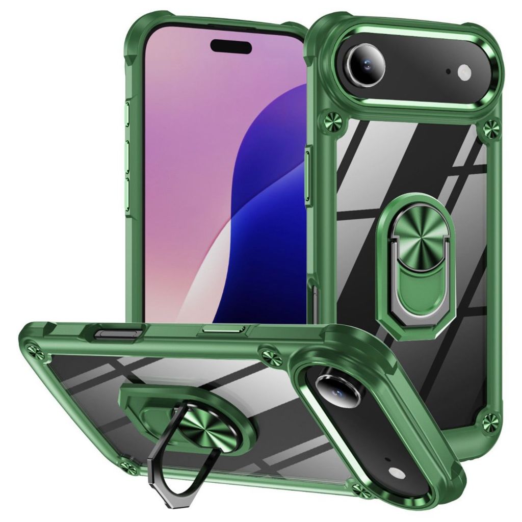 iPhone Air Skal with kickstand - Green