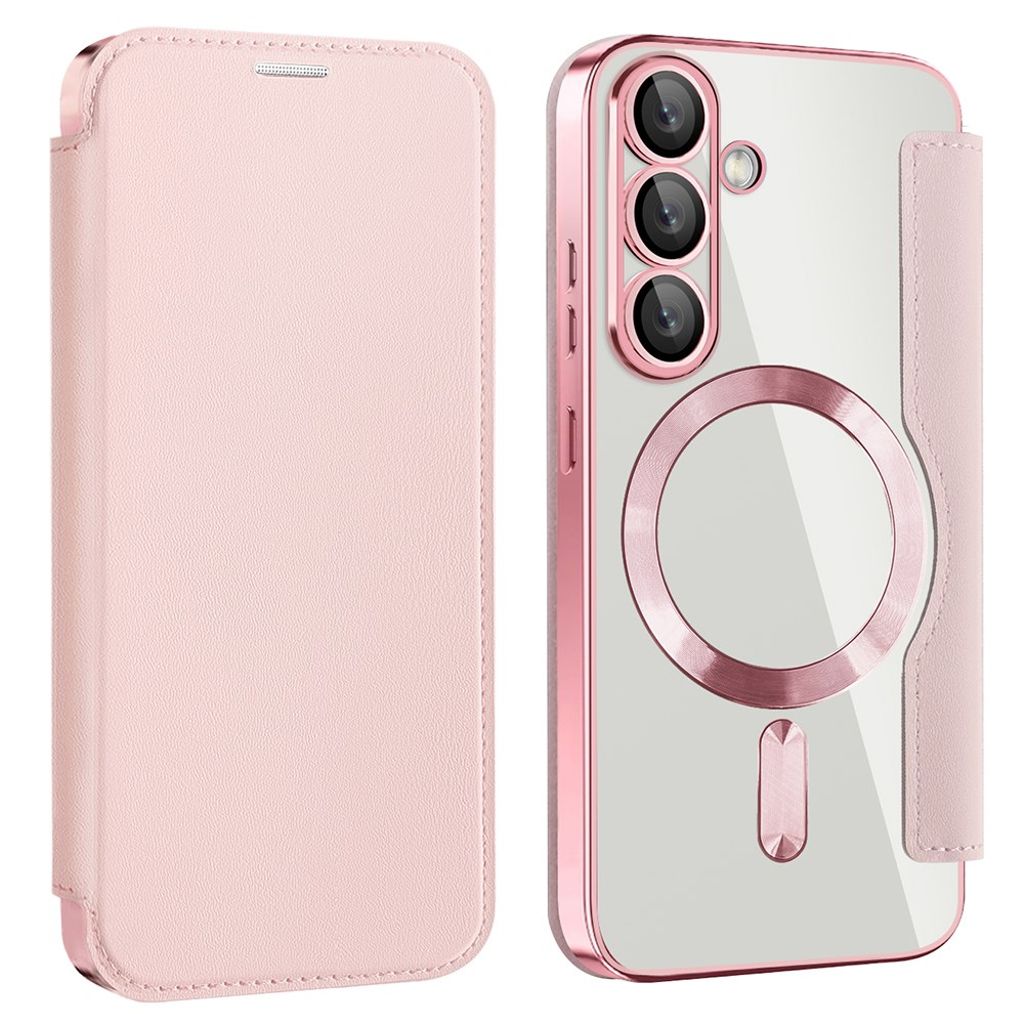 Samsung Galaxy S25 MagSafe compatible fodral – rosa