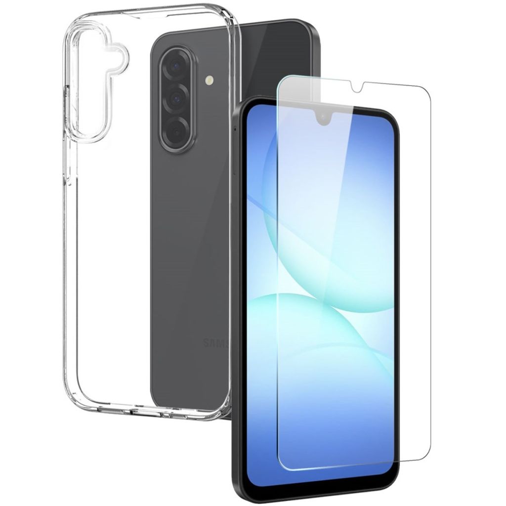 NORTHJO Samsung Galaxy A17 skal & skärmskydd Set – transparent