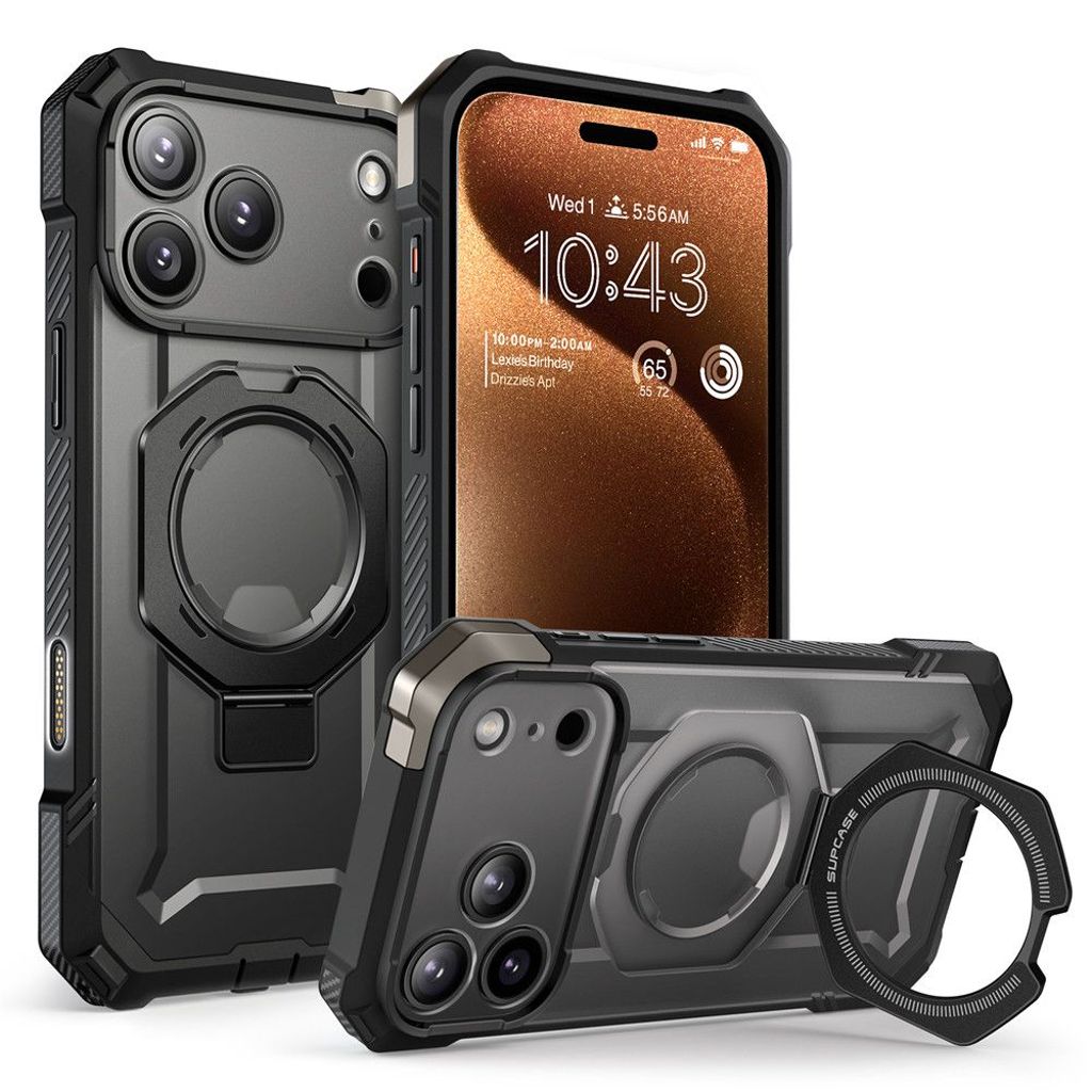 Supcase UB Grip MagSafe skal till iPhone 17 Pro Max – svart