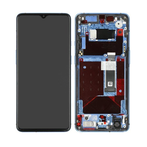 OnePlus 7T LCD-display – Glacier blå