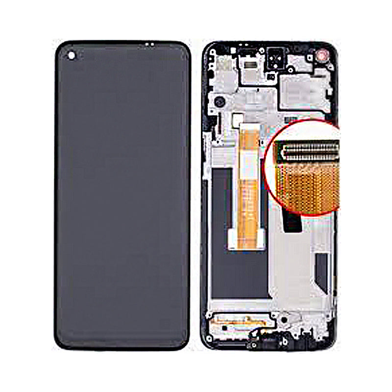 OnePlus Nord N10 5G display LCD svart