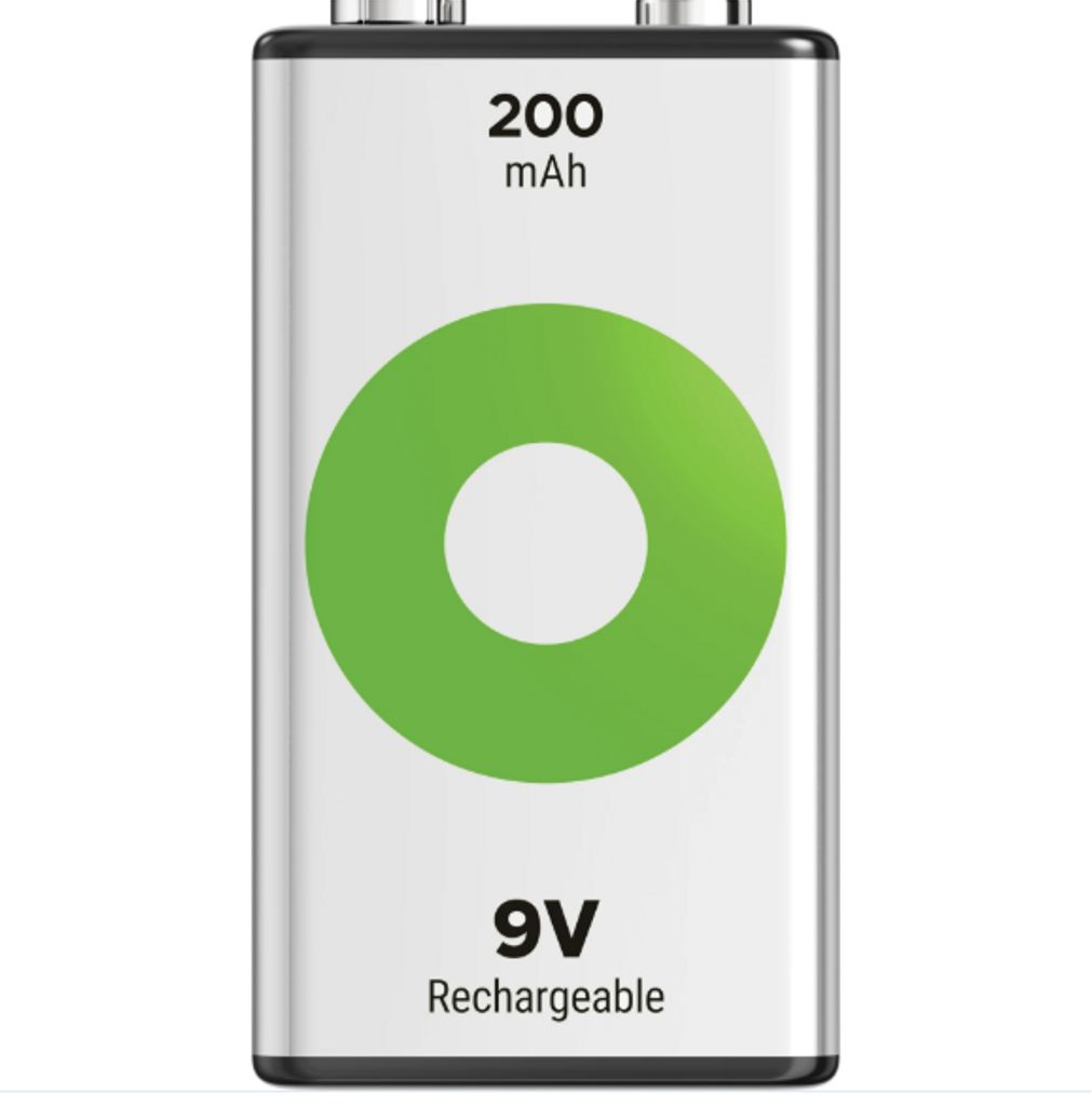 GP Recyko 9V battery, 200mAh, 1-pack