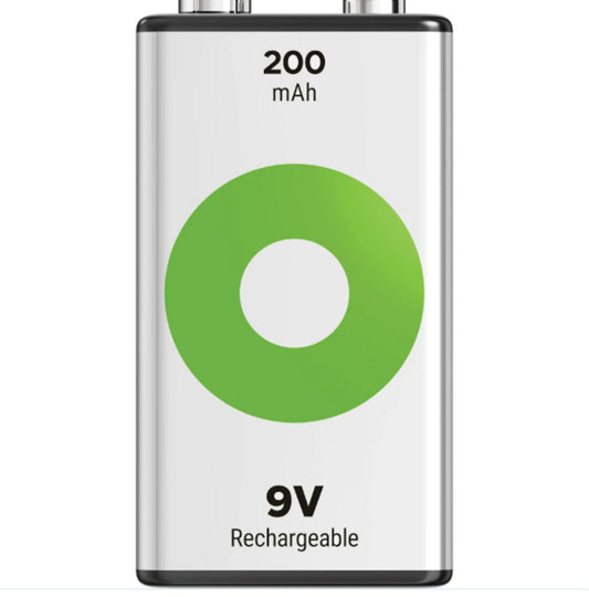 GP Recyko 9V battery, 200mAh, 1-pack