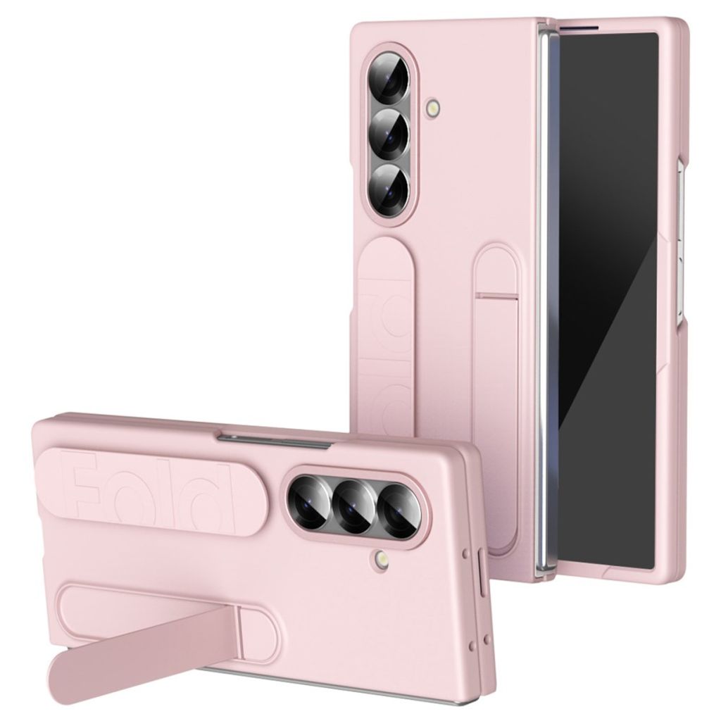 Samsung Galaxy Z Fold7 5G skal with stativ – rosa