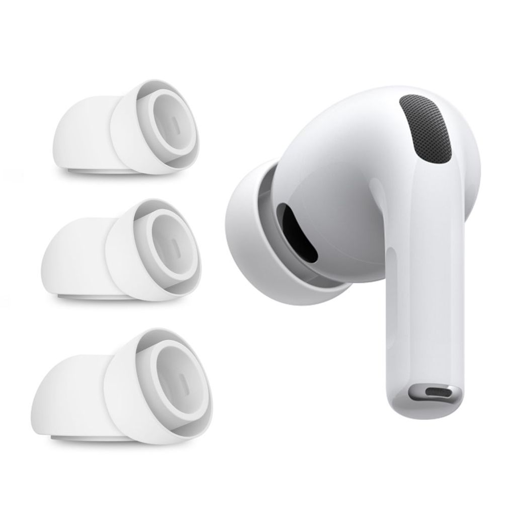 Tech-Protect Earpads for AirPods Pro 3 S / M / L 3-pack - white