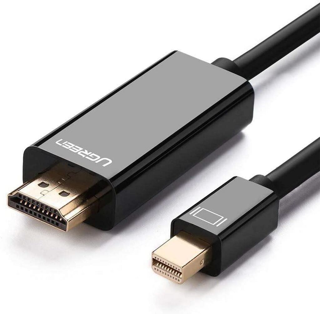 Ugreen Mini DisplayPort to HDMI Cable 4K, 1.5m - Black