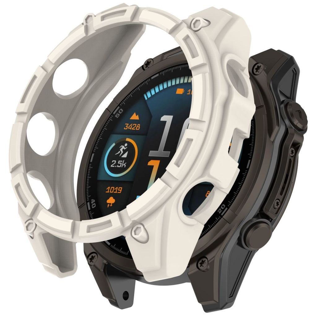 Garmin Quatix 8 51mm Watch Case TPU Shockproof – White