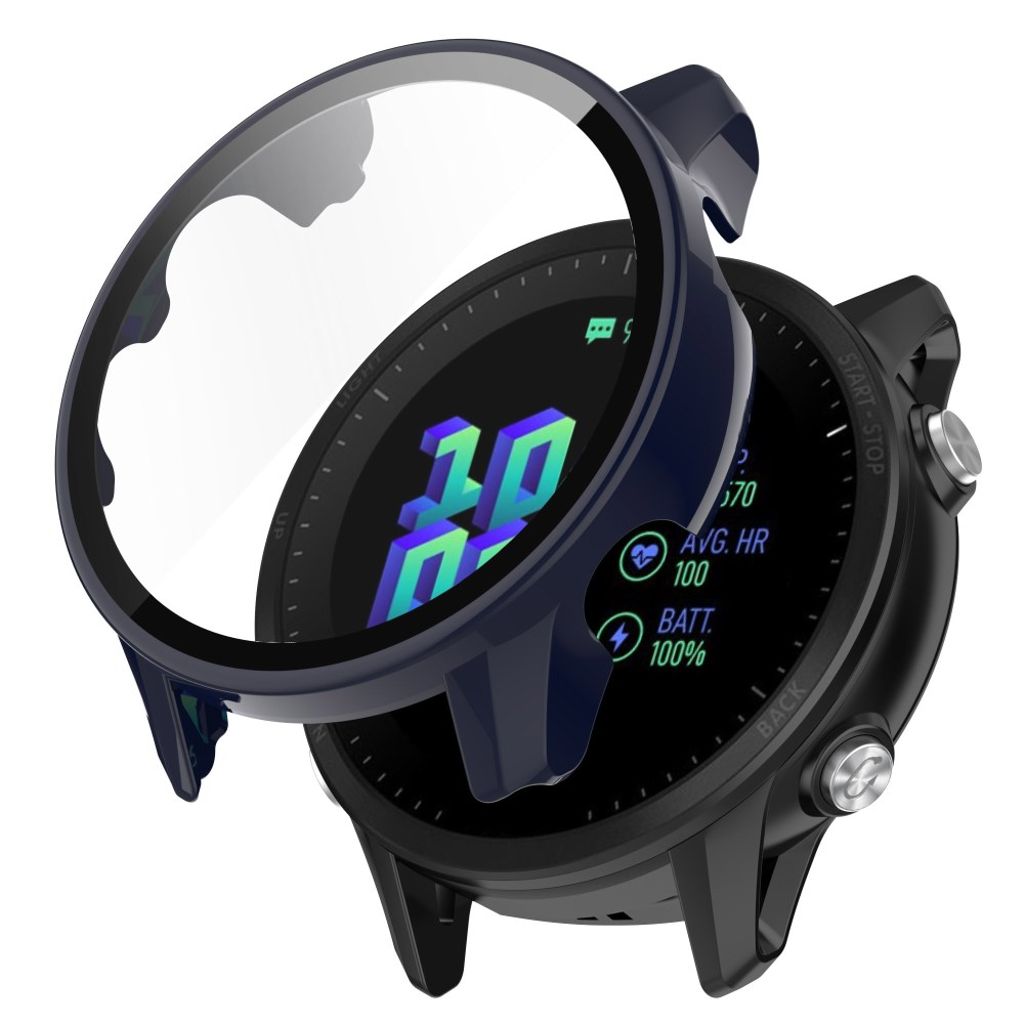 Garmin Forerunner 955 Case with Screen Protector - Dark Blue