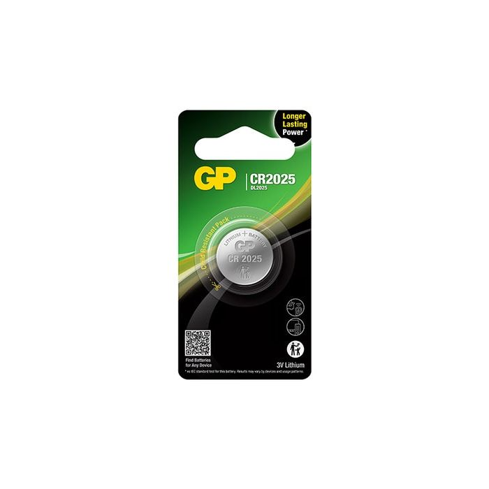 GP CR 2025-C1 button cell battery - 1 Pack 