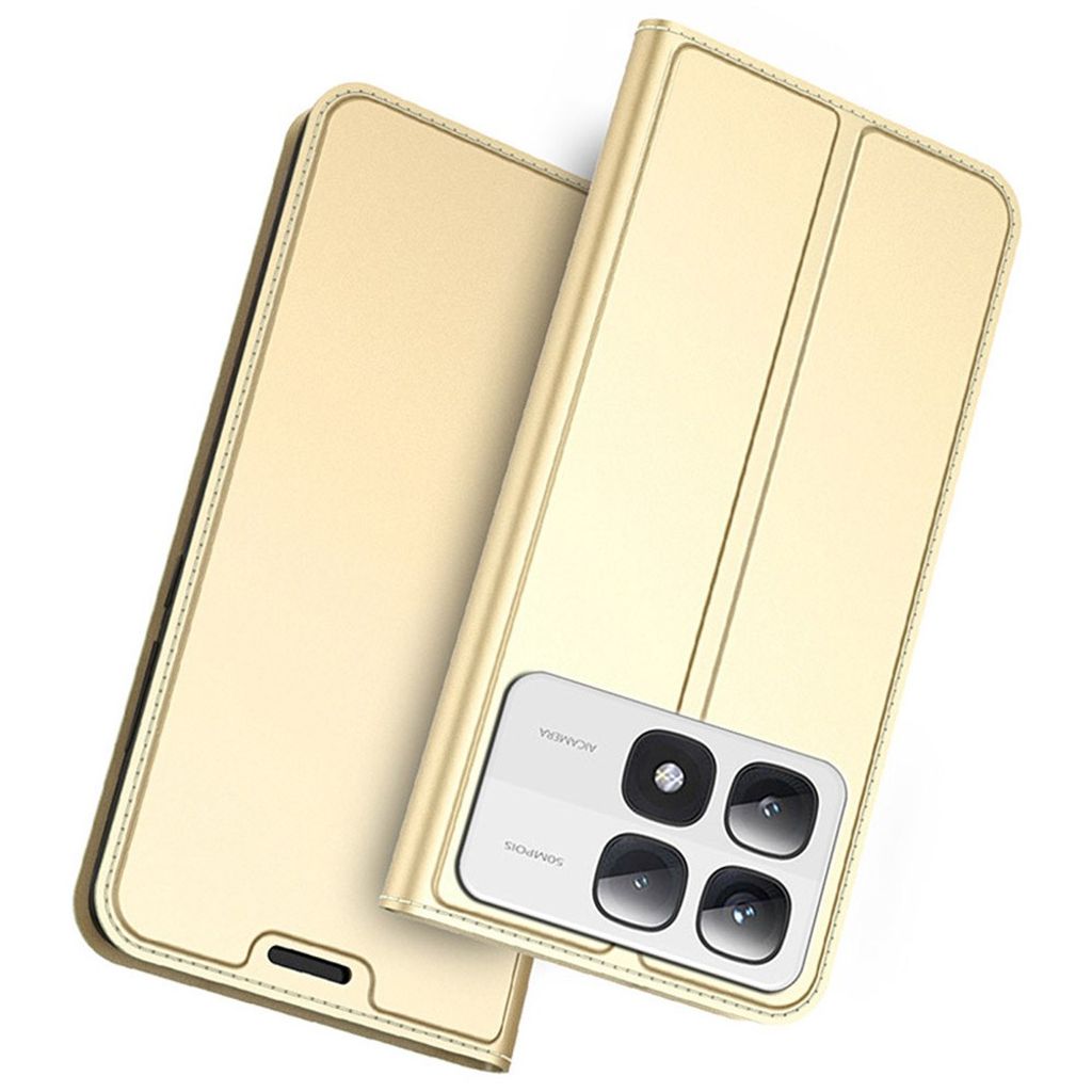 Xiaomi 14T fodral with magnetiskt closure – guld