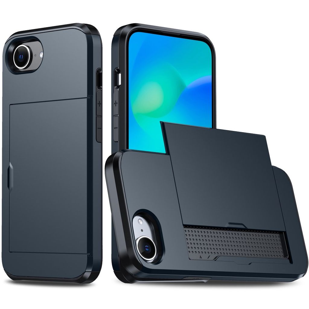 iPhone 17e/16e Skal with Cardholder - Gray