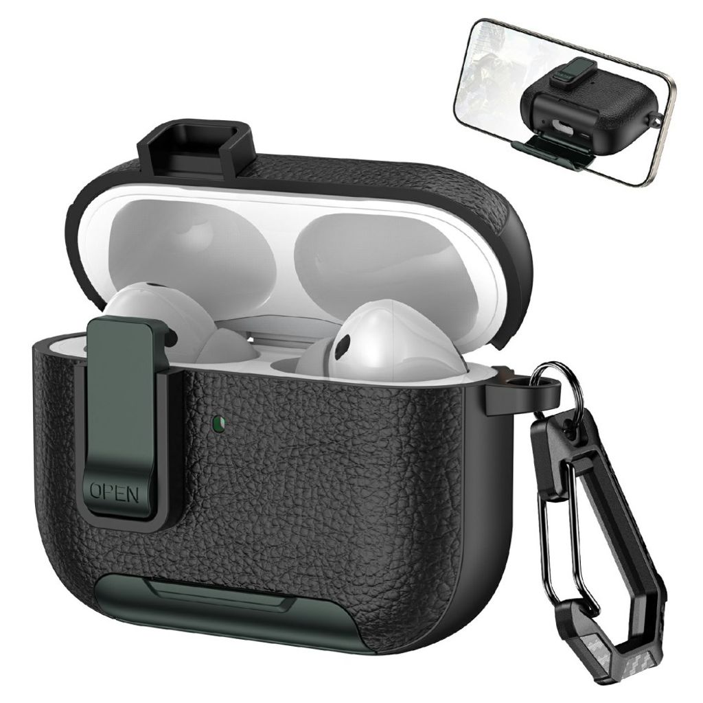 Apple AirPods Pro 3 Case with Stand - Black  /  Dark Green