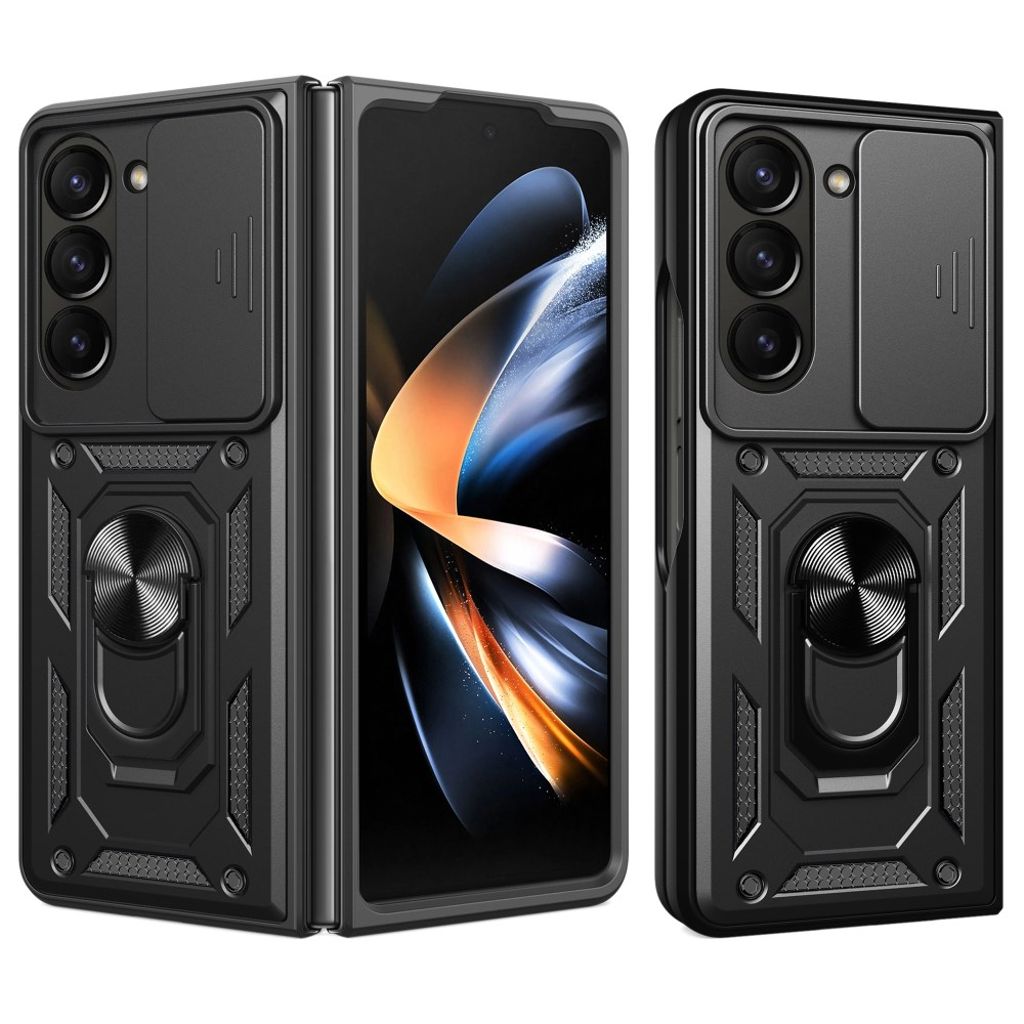 Samsung Galaxy Z Fold6 5G case with a stand - Black