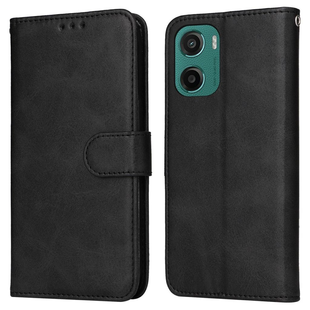 Motorola Moto G05 4G / E15 4G fodral with kortfack – svart