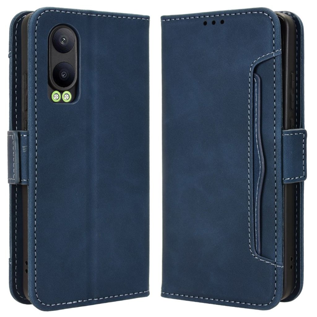 OnePlus Nord CE4 Lite 5G / Oppo K12x 5G plånboksfodral with extra card holder – blå