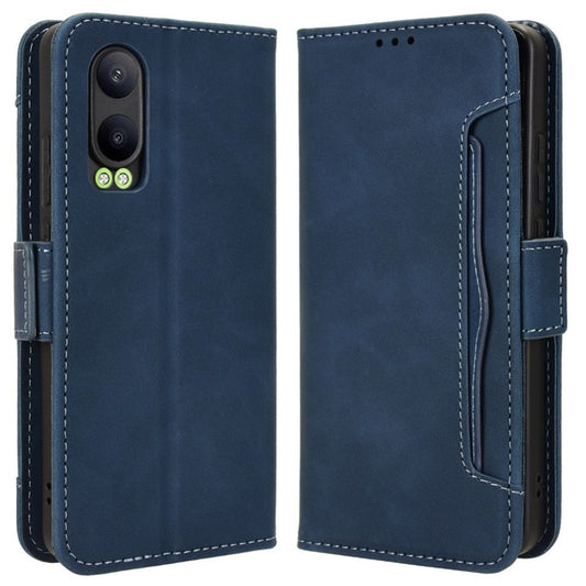 OnePlus Nord CE4 Lite 5G / Oppo K12x 5G plånboksfodral with extra card holder – blå