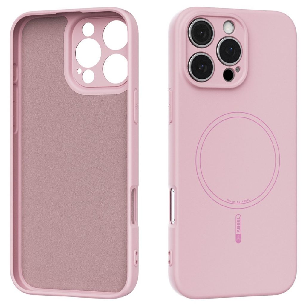 ABEEL iPhone 16 Pro Max skal MagSafe Compatible – rosa