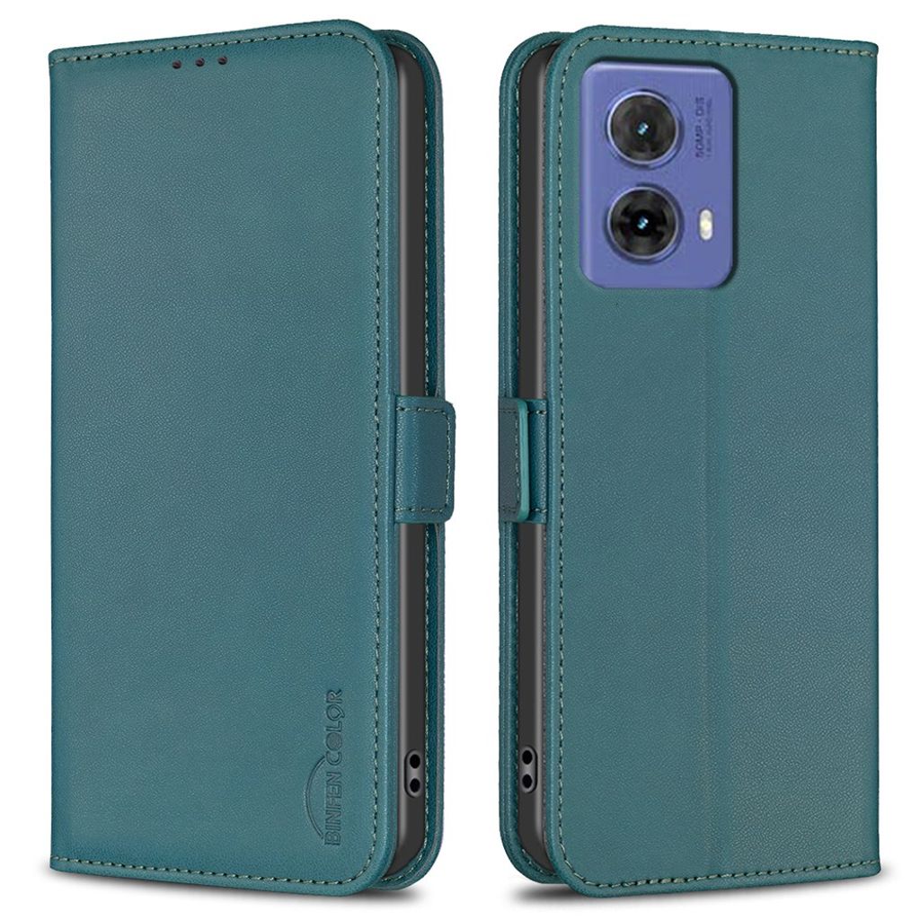 BINFEN COLOR BF31 Motorola Moto G85 5G Wallet fodral – grön