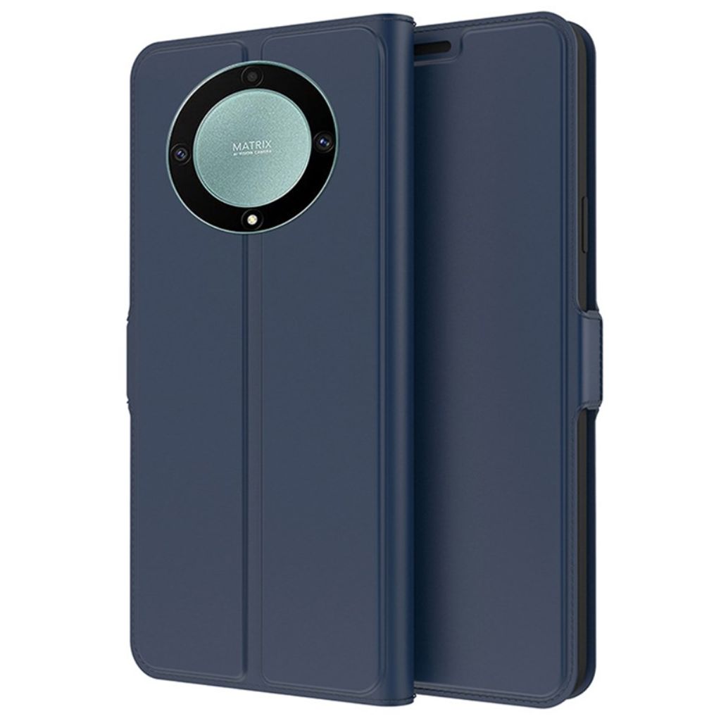 Honor Magic 5 Lite 5G Wrapped Stand Cover - Blue