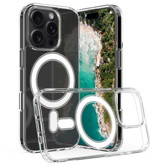 iPhone 16 Pro Max Case MagSafe Compatible - Transparent