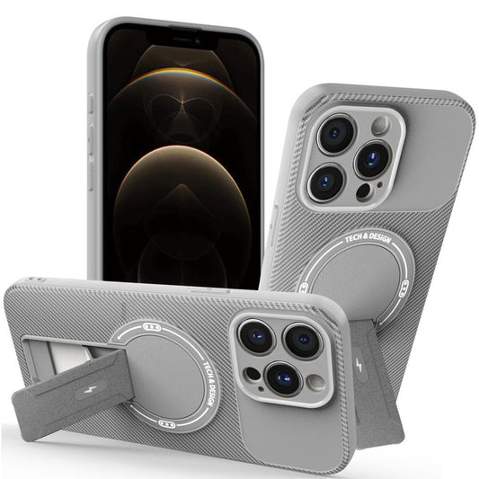 iPhone 12 Pro Case with Stand - Grey