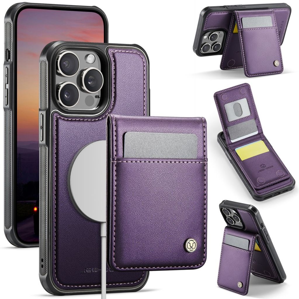 JEEHOOD iPhone 12 Pro Max Case with MagSafe - Purple