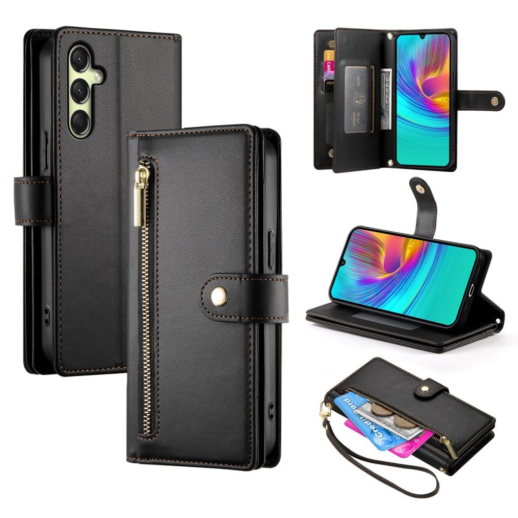 Samsung Galaxy A26 5G plånboksfodral – svart