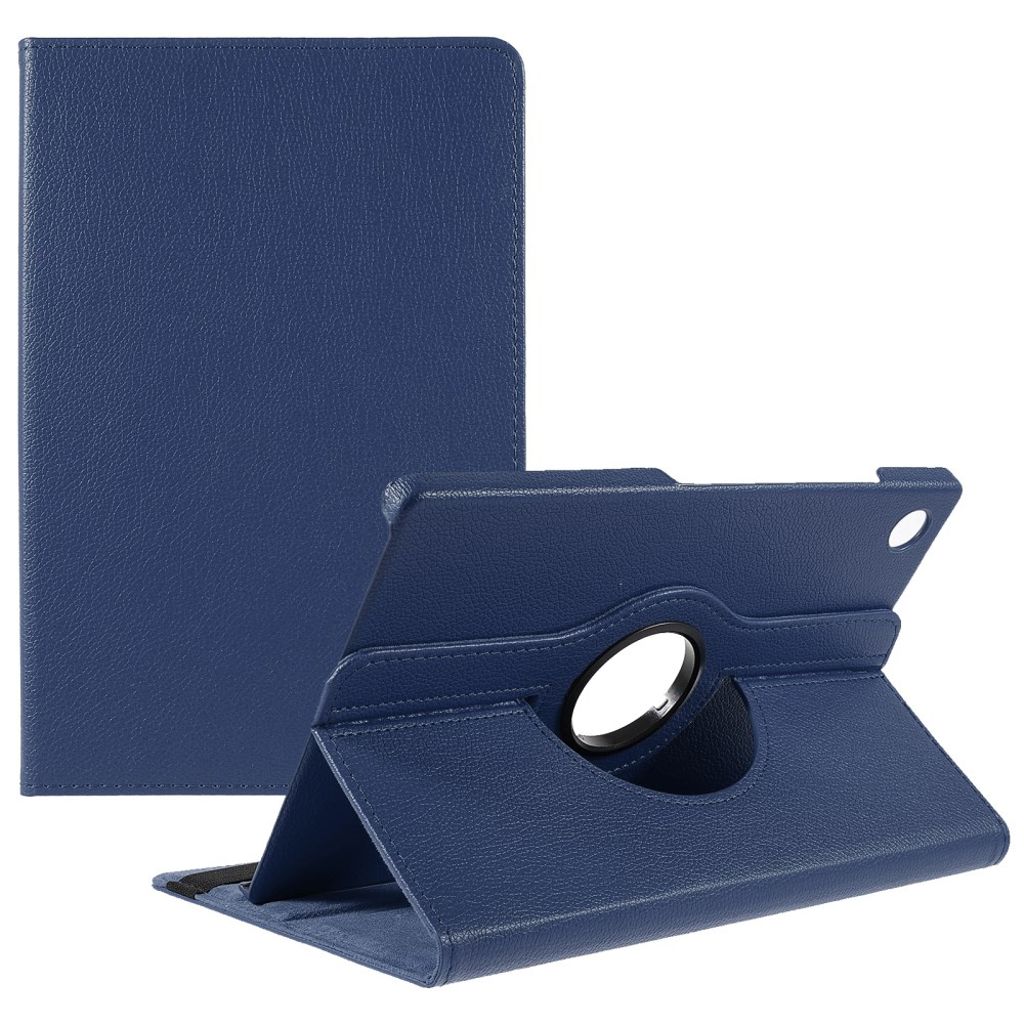 Samsung Galaxy Tab A9 Plus Cover with rotating stand - Dark Blue